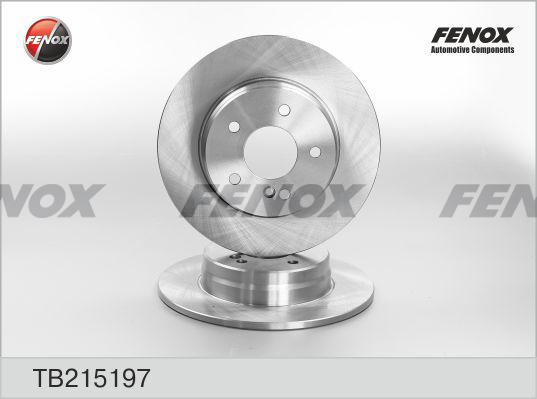 Fenox TB215197 - Bremžu diski autodraugiem.lv