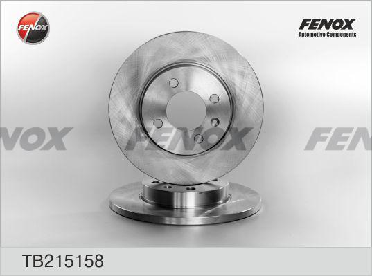 Fenox TB215158 - Bremžu diski autodraugiem.lv
