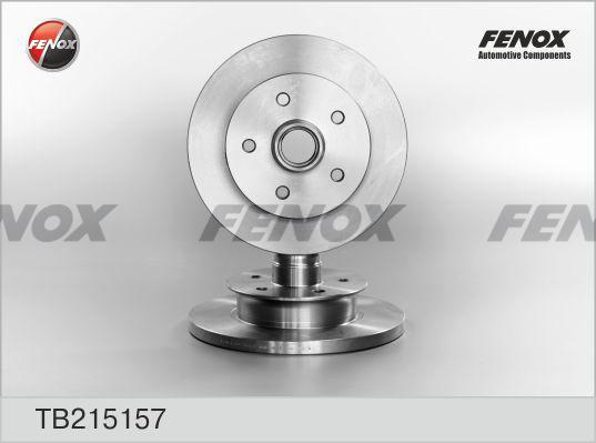 Fenox TB215157 - Bremžu diski autodraugiem.lv