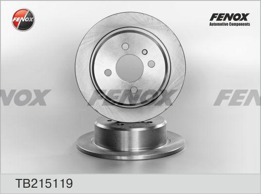 Fenox TB215119 - Bremžu diski autodraugiem.lv