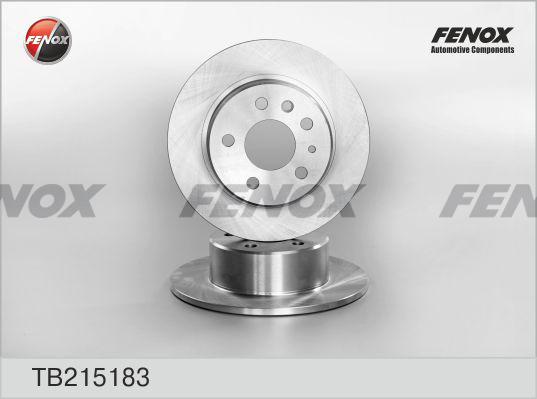 Fenox TB215183 - Bremžu diski autodraugiem.lv