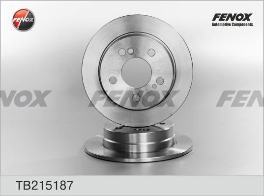 Fenox TB215187 - Bremžu diski autodraugiem.lv