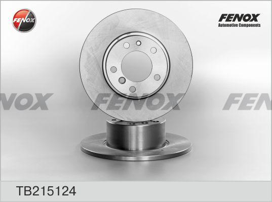 Fenox TB215124 - Bremžu diski autodraugiem.lv