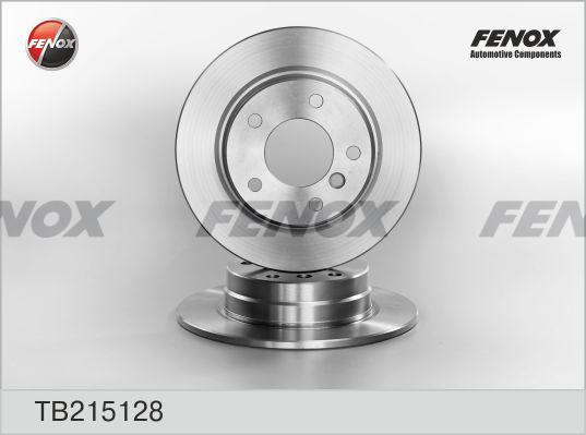 Fenox TB215128 - Bremžu diski autodraugiem.lv