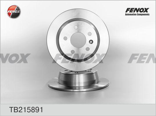 Fenox TB215891 - Bremžu diski autodraugiem.lv