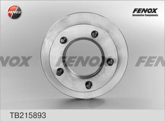 Fenox TB215893 - Bremžu diski autodraugiem.lv