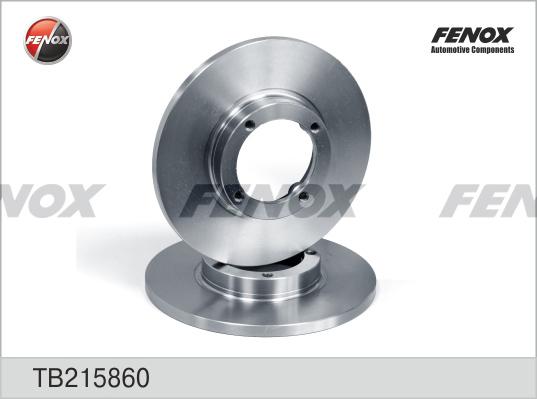 Fenox TB215860 - Bremžu diski autodraugiem.lv