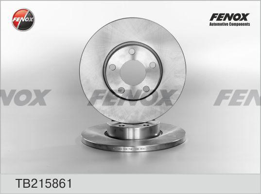 Fenox TB215861 - Bremžu diski autodraugiem.lv