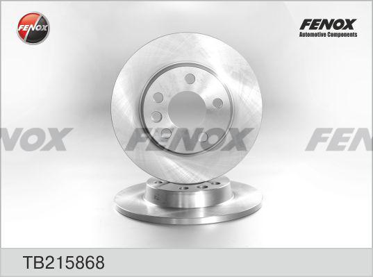 Fenox TB215868 - Bremžu diski autodraugiem.lv