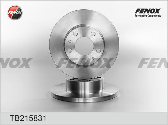Fenox TB215831 - Bremžu diski autodraugiem.lv