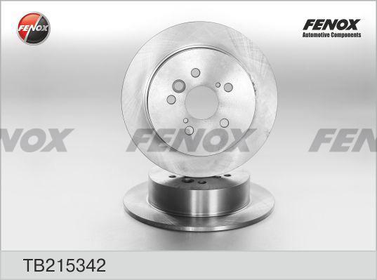 Fenox TB215342 - Bremžu diski autodraugiem.lv
