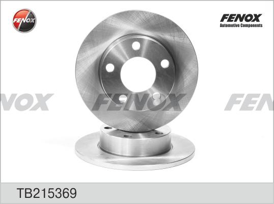 Fenox TB215369 - Bremžu diski autodraugiem.lv