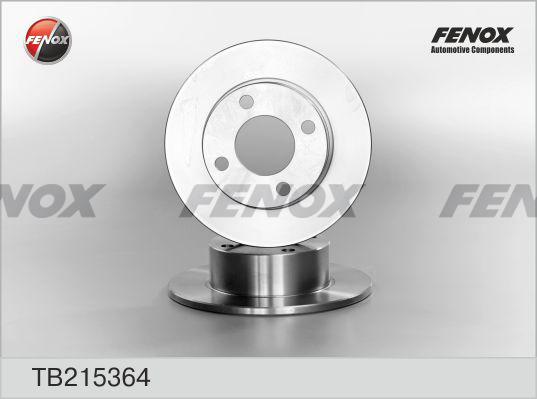 Fenox TB215364 - Bremžu diski autodraugiem.lv