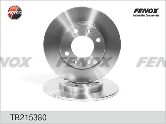 Fenox TB215380 - Bremžu diski autodraugiem.lv