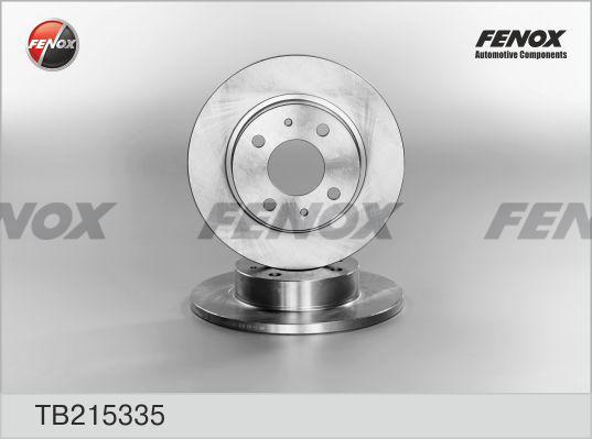 Fenox TB215335 - Bremžu diski autodraugiem.lv