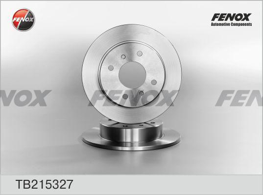 Fenox TB215327 - Bremžu diski autodraugiem.lv