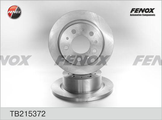 Fenox TB215372 - Bremžu diski autodraugiem.lv