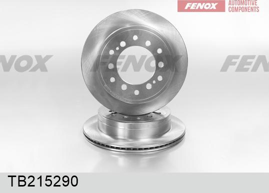 Fenox TB215290 - Bremžu diski autodraugiem.lv