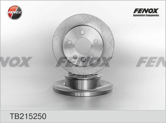 Fenox TB215250 - Bremžu diski autodraugiem.lv
