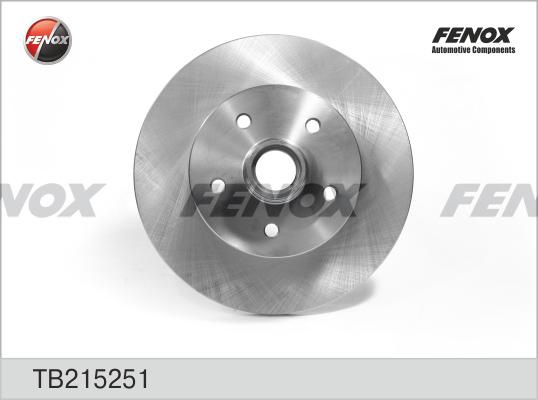 Fenox TB215251 - Bremžu diski autodraugiem.lv