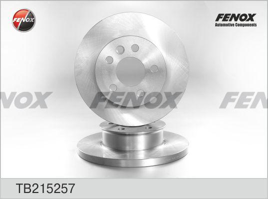 Fenox TB215257 - Bremžu diski autodraugiem.lv