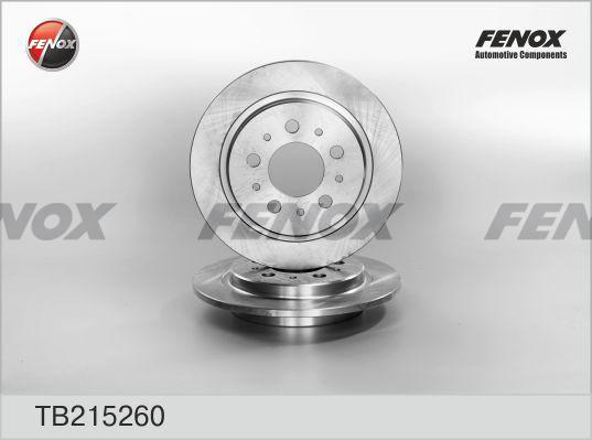 Fenox TB215260 - Bremžu diski autodraugiem.lv