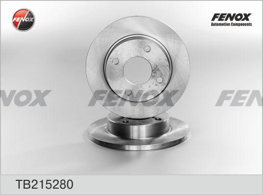 Fenox TB215280 - Bremžu diski autodraugiem.lv