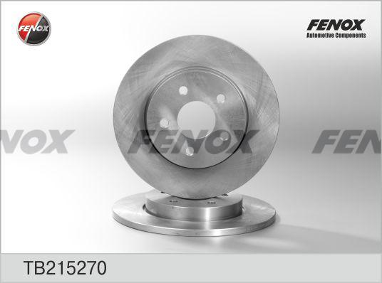Fenox TB215270 - Bremžu diski autodraugiem.lv
