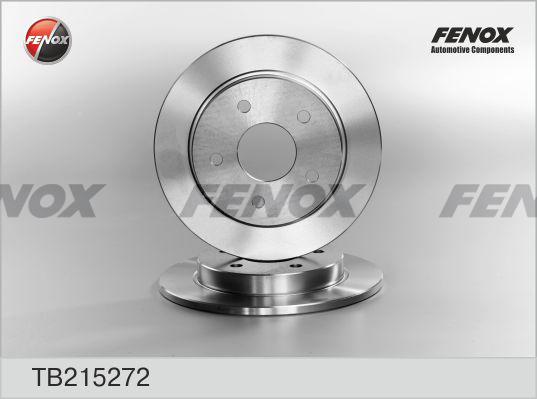Fenox TB215272 - Bremžu diski autodraugiem.lv