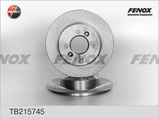 Fenox TB215745 - Bremžu diski autodraugiem.lv