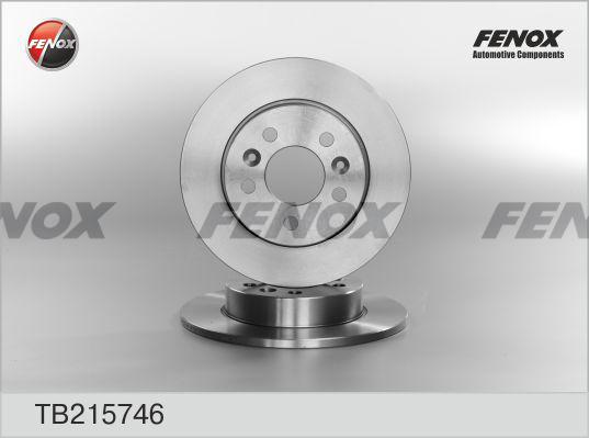 Fenox TB215746 - Bremžu diski autodraugiem.lv