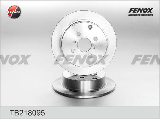 Fenox TB218095 - Bremžu diski autodraugiem.lv