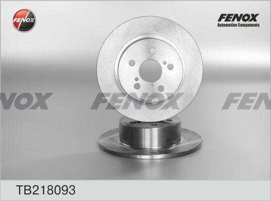 Fenox TB218093 - Bremžu diski autodraugiem.lv