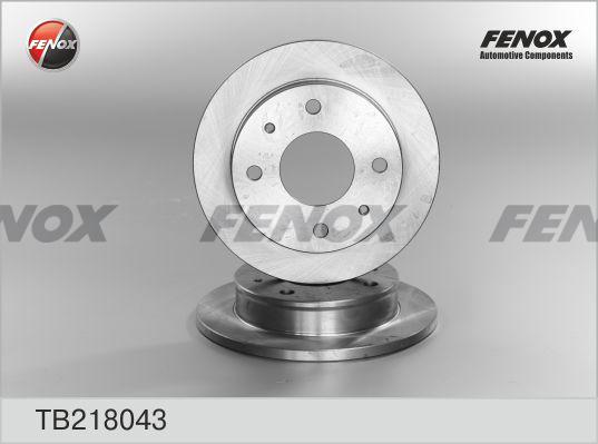 Fenox TB218043 - Bremžu diski autodraugiem.lv
