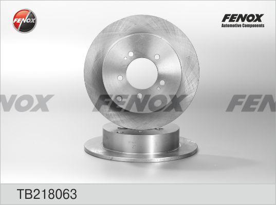 Fenox TB218063 - Bremžu diski autodraugiem.lv