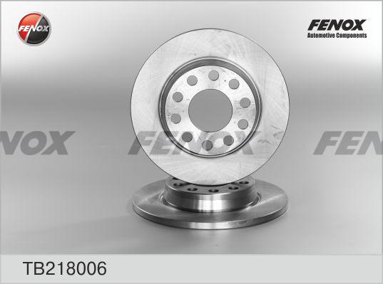 Fenox TB218006 - Bremžu diski autodraugiem.lv