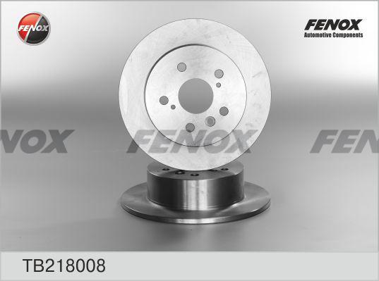 Fenox TB218008 - Bremžu diski autodraugiem.lv