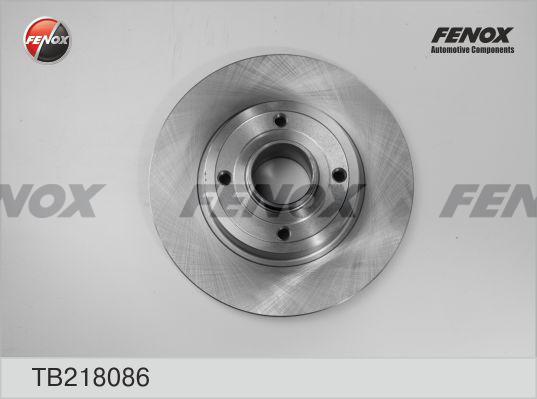 Fenox TB218086 - Bremžu diski autodraugiem.lv