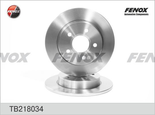 Fenox TB218034 - Bremžu diski autodraugiem.lv