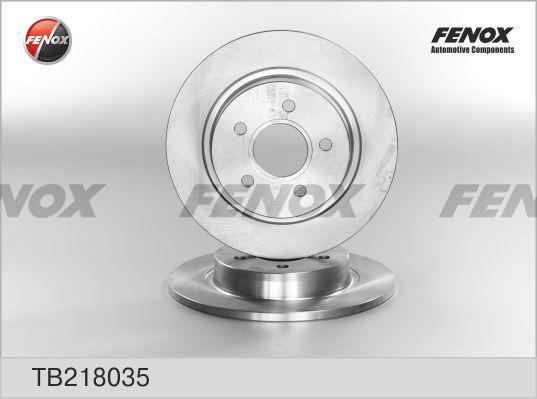 Fenox TB218035 - Bremžu diski autodraugiem.lv