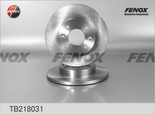 Fenox TB218031 - Bremžu diski autodraugiem.lv