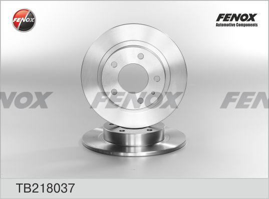 Fenox TB218037 - Bremžu diski autodraugiem.lv