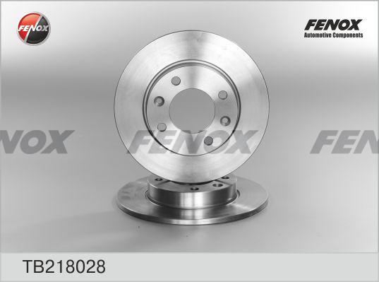 Fenox TB218028 - Bremžu diski autodraugiem.lv