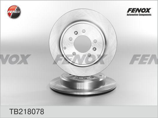 Fenox TB218078 - Bremžu diski autodraugiem.lv
