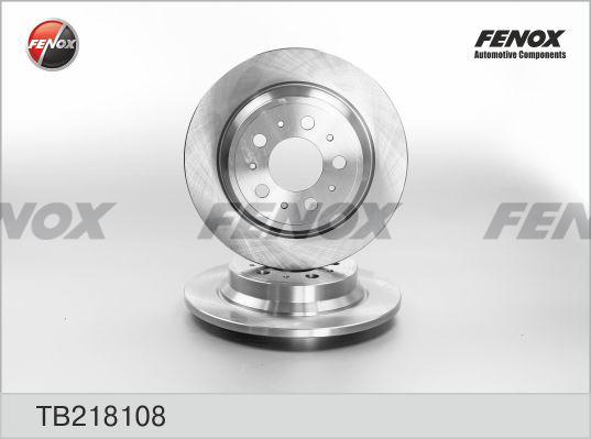 Fenox TB218108 - Bremžu diski autodraugiem.lv