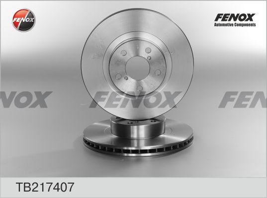 Fenox TB217407 - Bremžu diski autodraugiem.lv