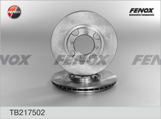 Fenox TB217502 - Bremžu diski autodraugiem.lv