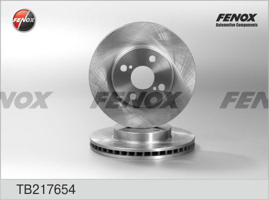 Fenox TB217654 - Bremžu diski autodraugiem.lv