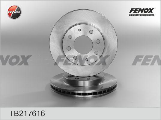 Fenox TB217616 - Bremžu diski autodraugiem.lv