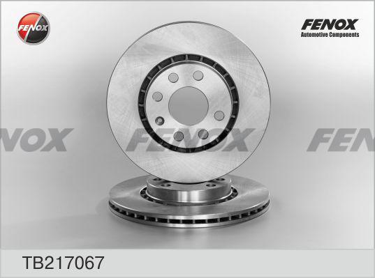 Fenox TB217067 - Bremžu diski autodraugiem.lv